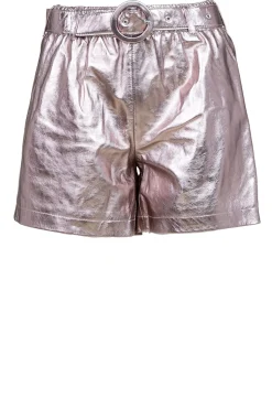 Metallic Leather Short Trinity | Bronze... | Est'Seven | Little Soho