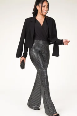 Metallic Pants Dua | Black... | Dante 6 | Little Soho