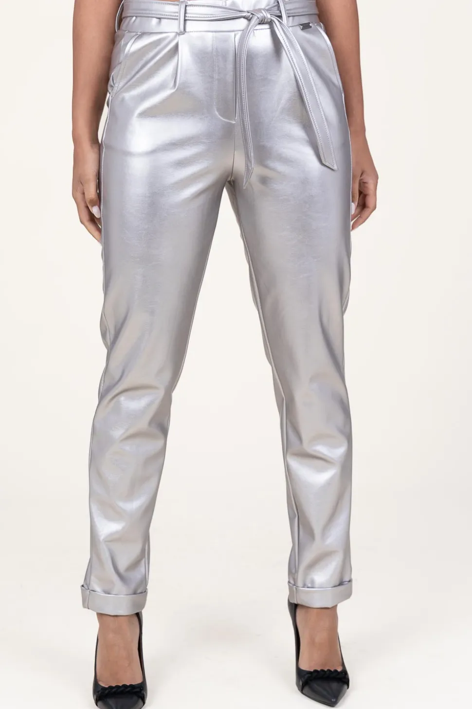Metallic Pants Fantasy | Silver... | D-Etoiles Casiope | Little Soho