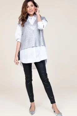 Metallic Spencer Row | Silver... | Co'Couture | Little Soho