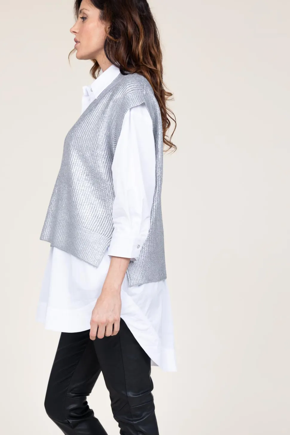 Metallic Spencer Row | Silver... | Co'Couture | Little Soho