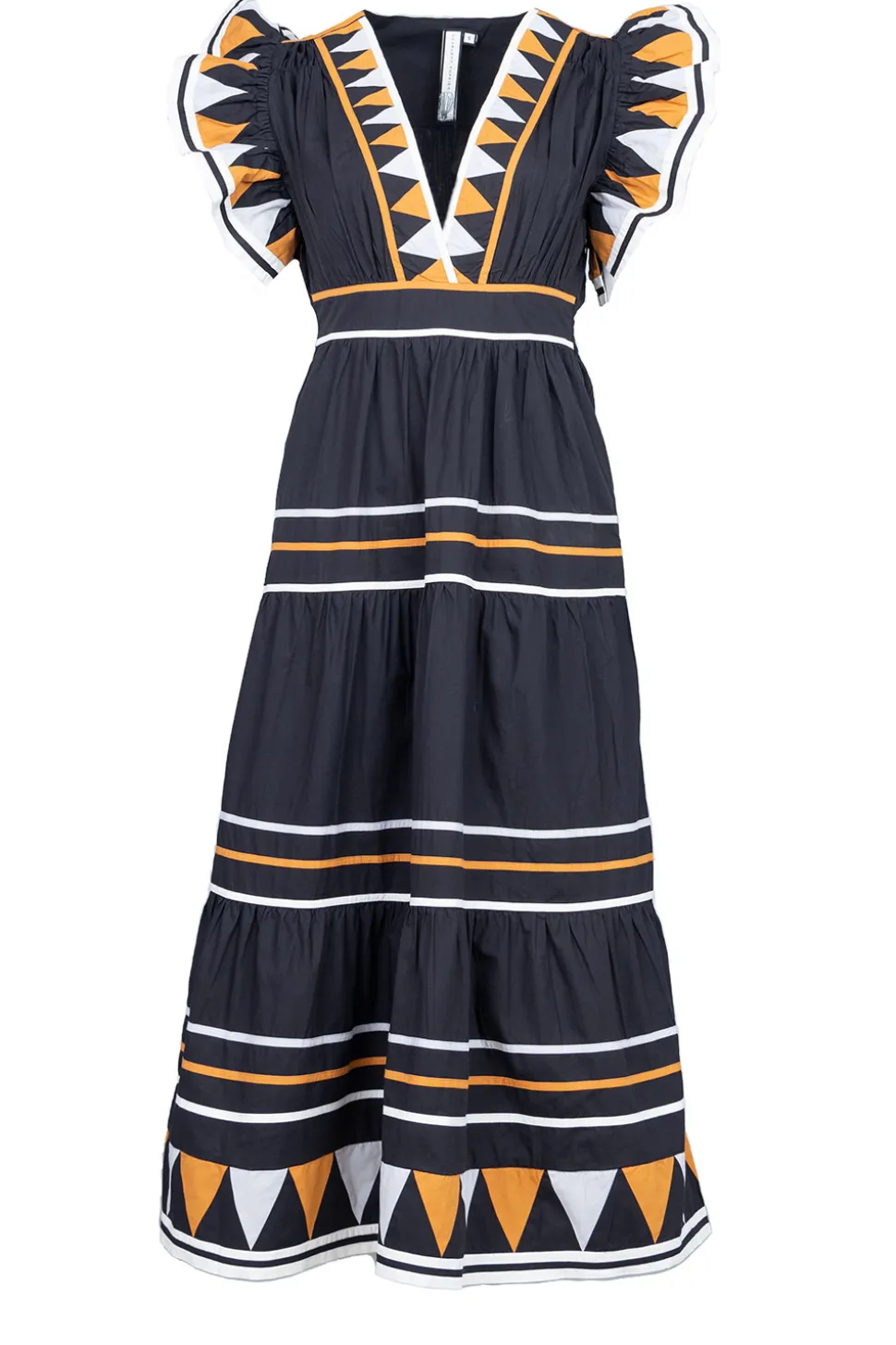 Midi Dress Tricolore | Black... | Scarlett Poppies | Little Soho