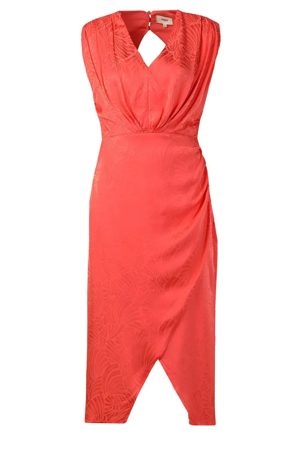 Midi Dress With Print Chona | Orange... | Suncoo | Little Soho