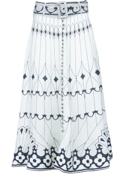 Midi Skirt Paula | Natural... | Scarlett Poppies | Little Soho