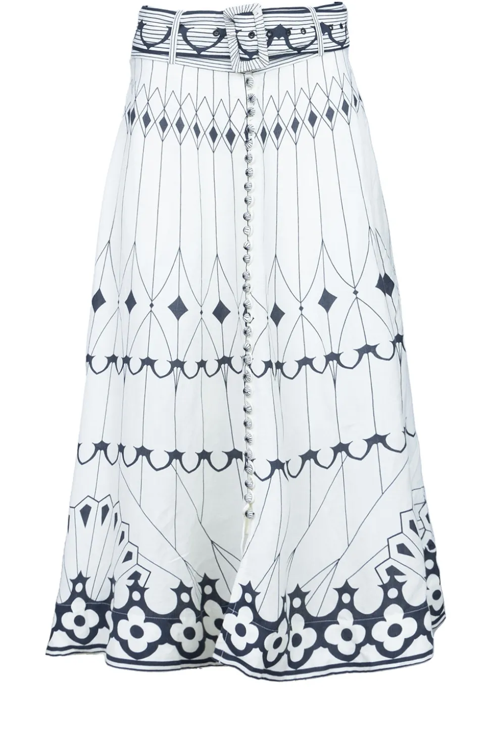 Midi Skirt Paula | Natural... | Scarlett Poppies | Little Soho