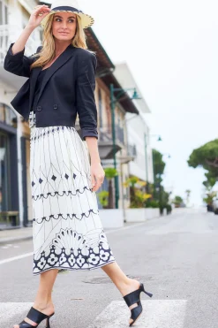 Midi Skirt Paula | Natural... | Scarlett Poppies | Little Soho