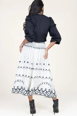 Midi Skirt Paula | Natural... | Scarlett Poppies | Little Soho