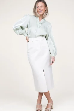Midi Skirt Salana | White... | Aaiko | Little Soho