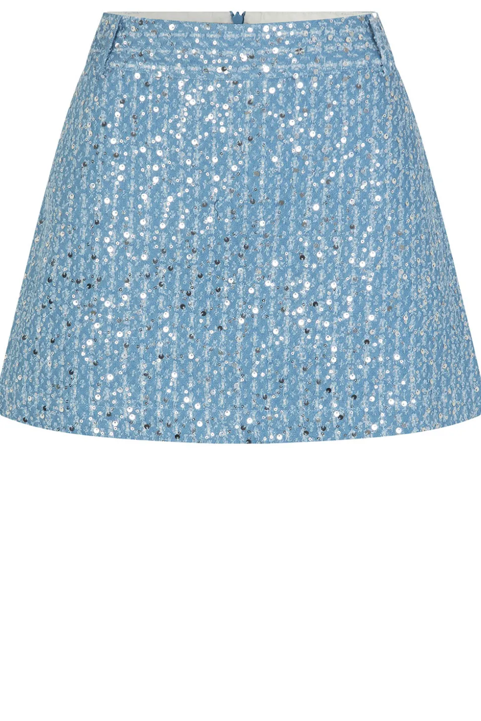 Mini-Skirt With Sequins Lemara | Blue... | Second Female | Little Soho