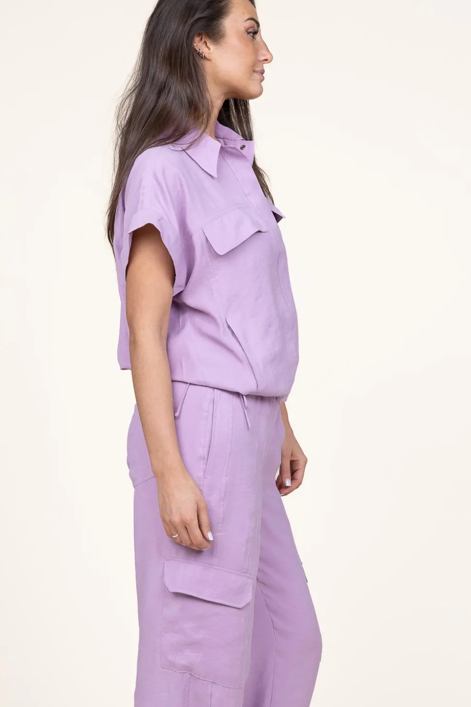 Modal Blouse Fontaine | Purple... | Dante 6 | Little Soho