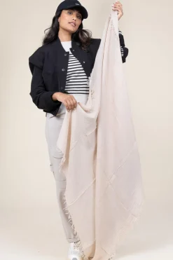Mousseline Scarf Lola | Beige... | Moment Amsterdam | Little Soho