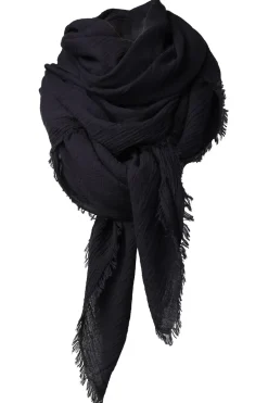 Muslin Xl-Shawl Mila | Dark Navy... | Bianca Van Leur Shawls | Little Soho