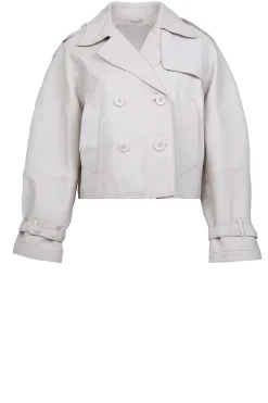 Nappa Leather Trenchcoat Florine | Natural... | Alter Ego | Little Soho