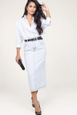 Non-Stretch Denim Skirt Joybird | Blue... | American Vintage | Little Soho