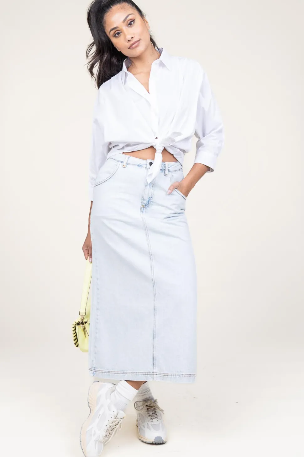 Non-Stretch Denim Skirt Joybird | Blue... | American Vintage | Little Soho