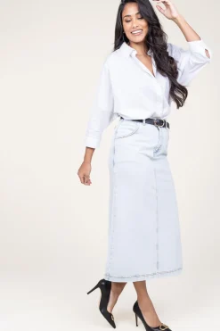 Non-Stretch Denim Skirt Joybird | Blue... | American Vintage | Little Soho