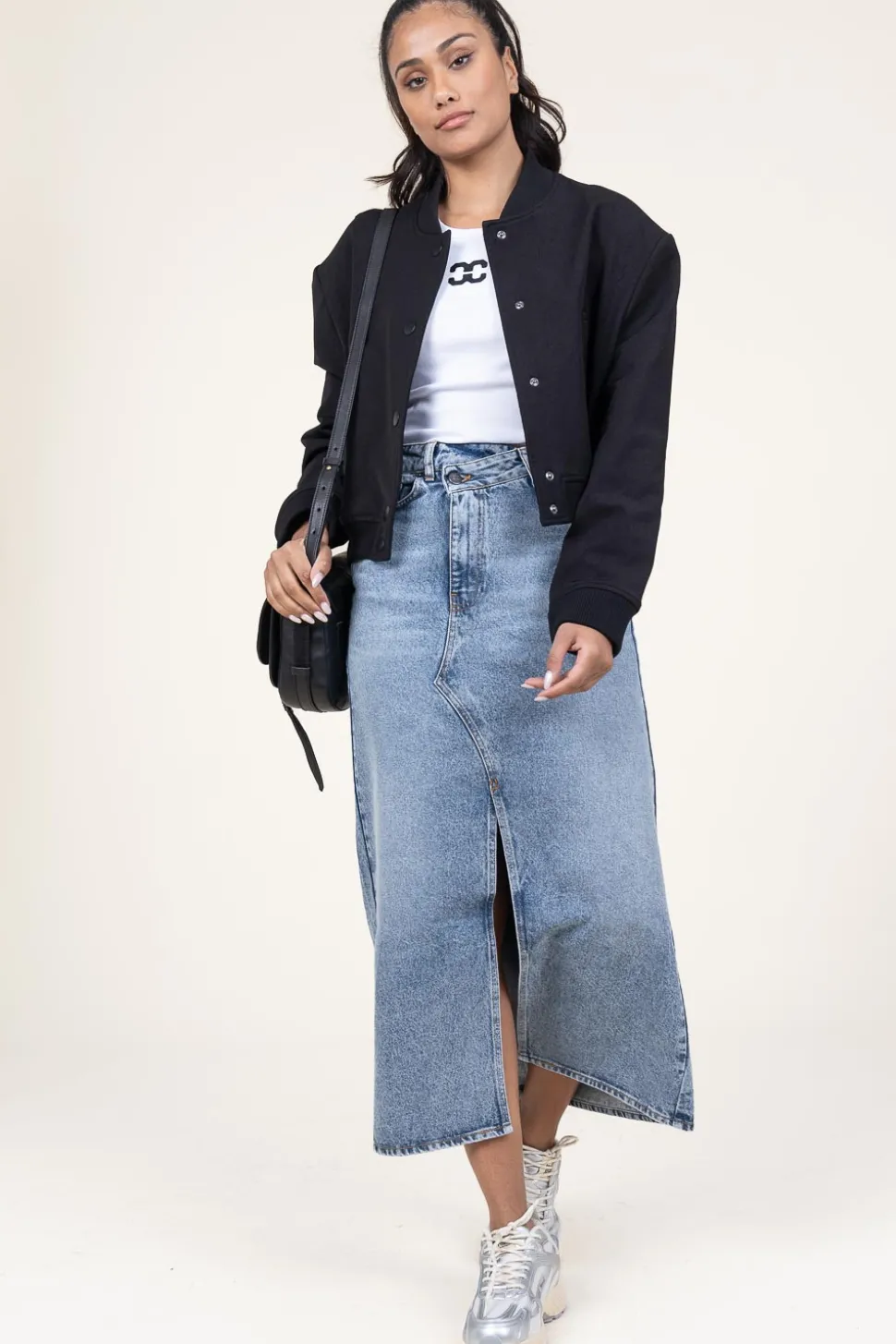 Non-Stretch Denim Skirt Vika | Blue... | Co'Couture | Little Soho