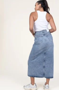 Non-Stretch Denim Skirt Vika | Blue... | Co'Couture | Little Soho