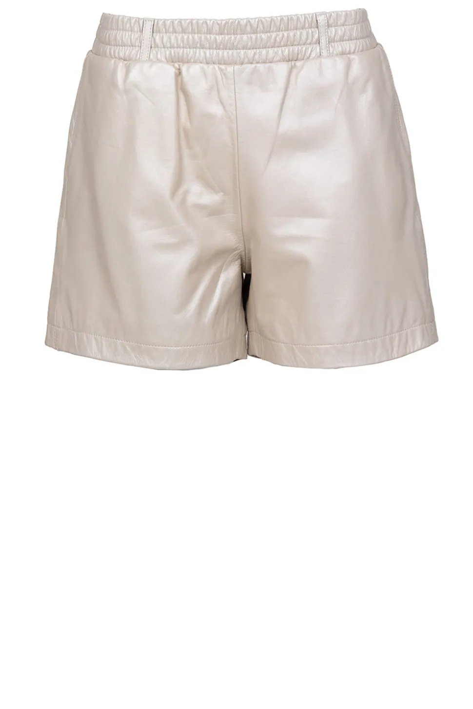 Non-Stretch Leather Short Rosa | Natural... | Studio Ar | Little Soho