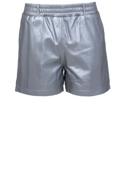 Non-Stretch Leather Short Rosa | Silver... | Studio Ar | Little Soho