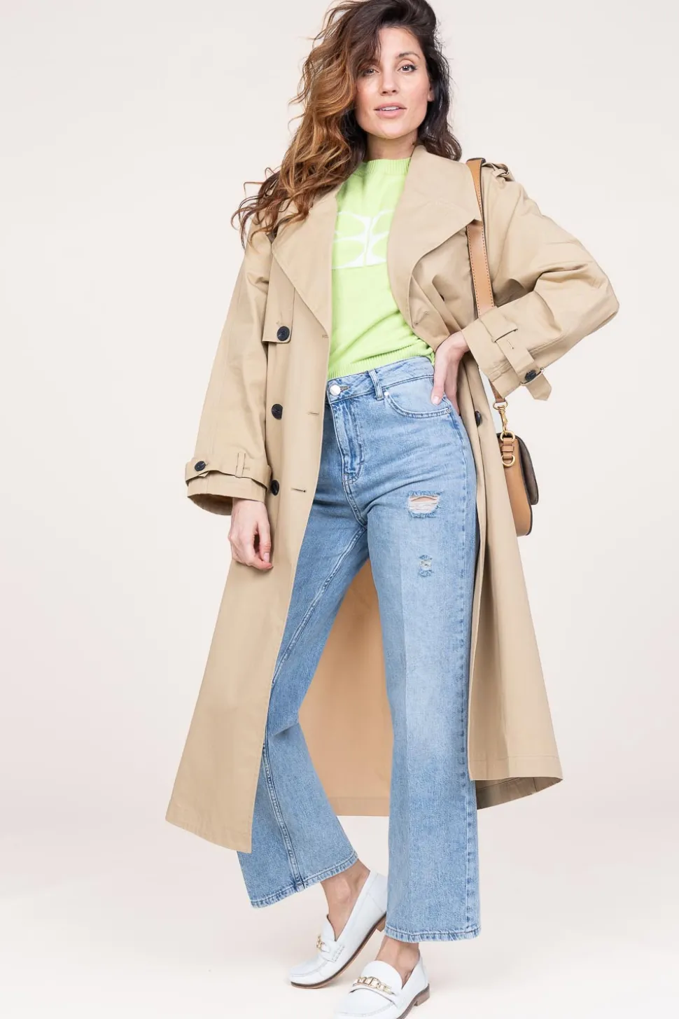 Non-Stretch Straight Jeans Odetta | Blue... | Kocca | Little Soho