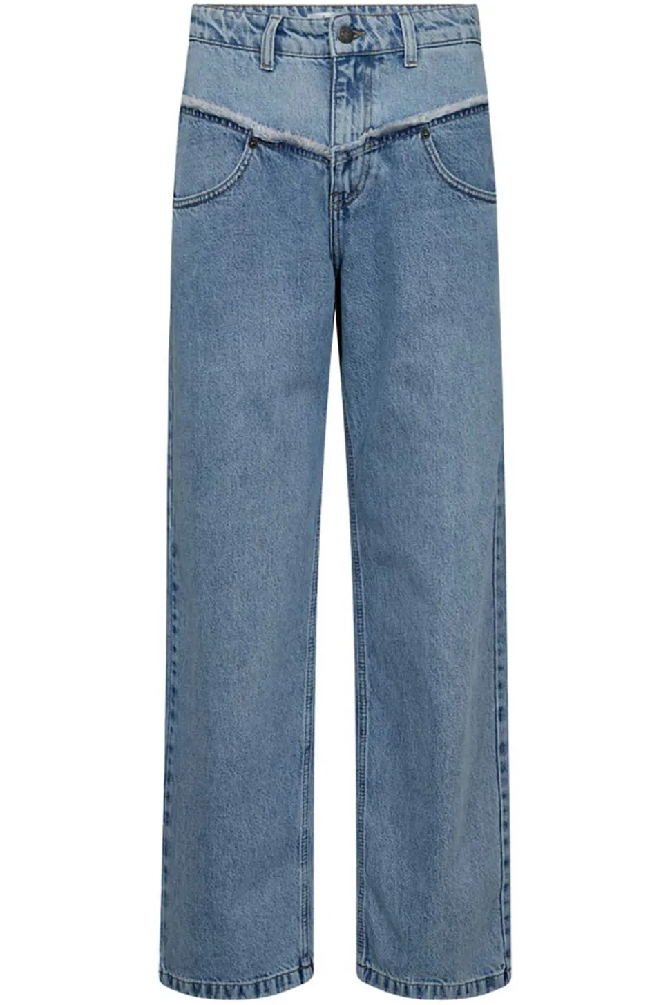 Non-Stretch Straight Leg Jeans Denim | Blue... | Co'Couture | Little Soho