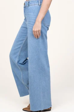 Non-Stretch Wide Leg Denim Jeans Fame | Blue... | Co'Couture | Little Soho