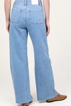 Non-Stretch Wide Leg Denim Jeans Fame | Blue... | Co'Couture | Little Soho