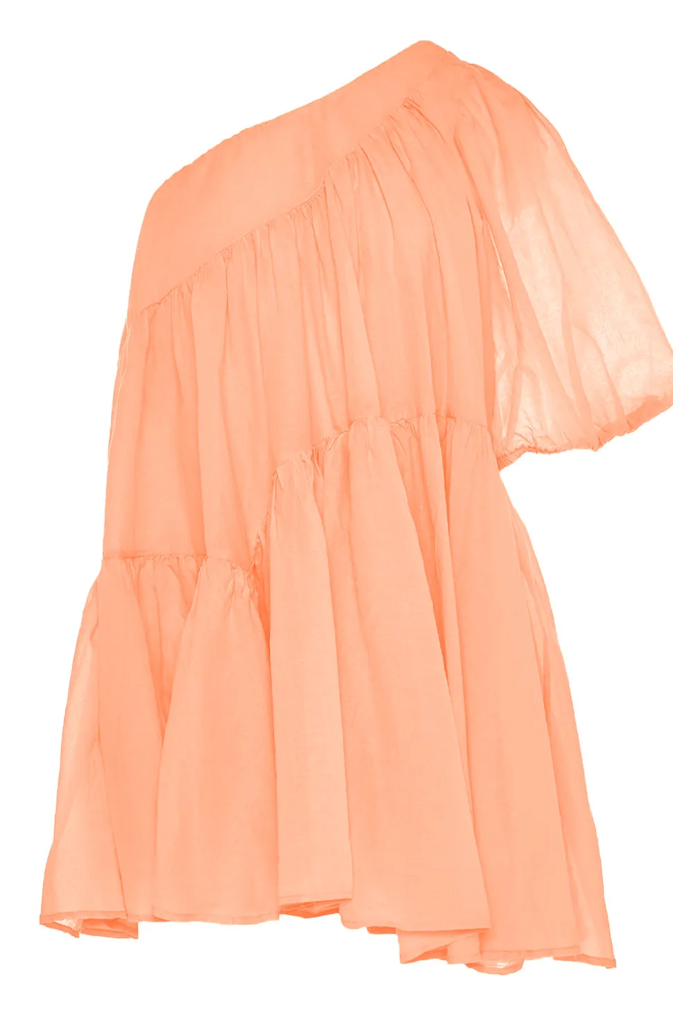 One-Shoulder Dress Gloria | Orange... | Devotion | Little Soho