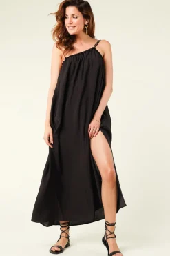 One-Shoulder Maxi Dress | Black... | Dante 6 | Little Soho
