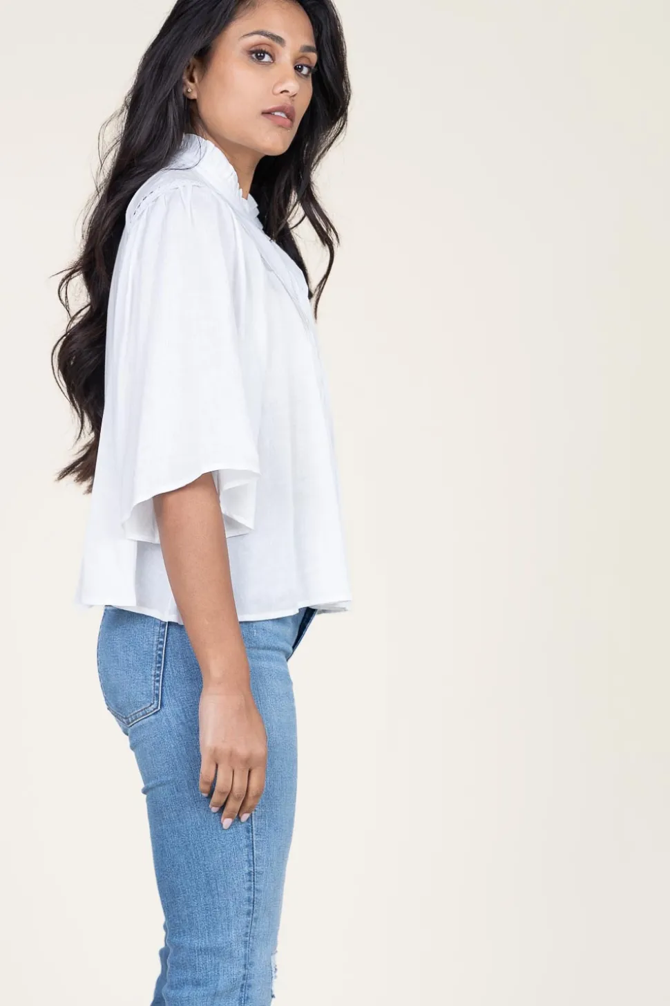 Openwork Blouse Love | White... | Suncoo | Little Soho