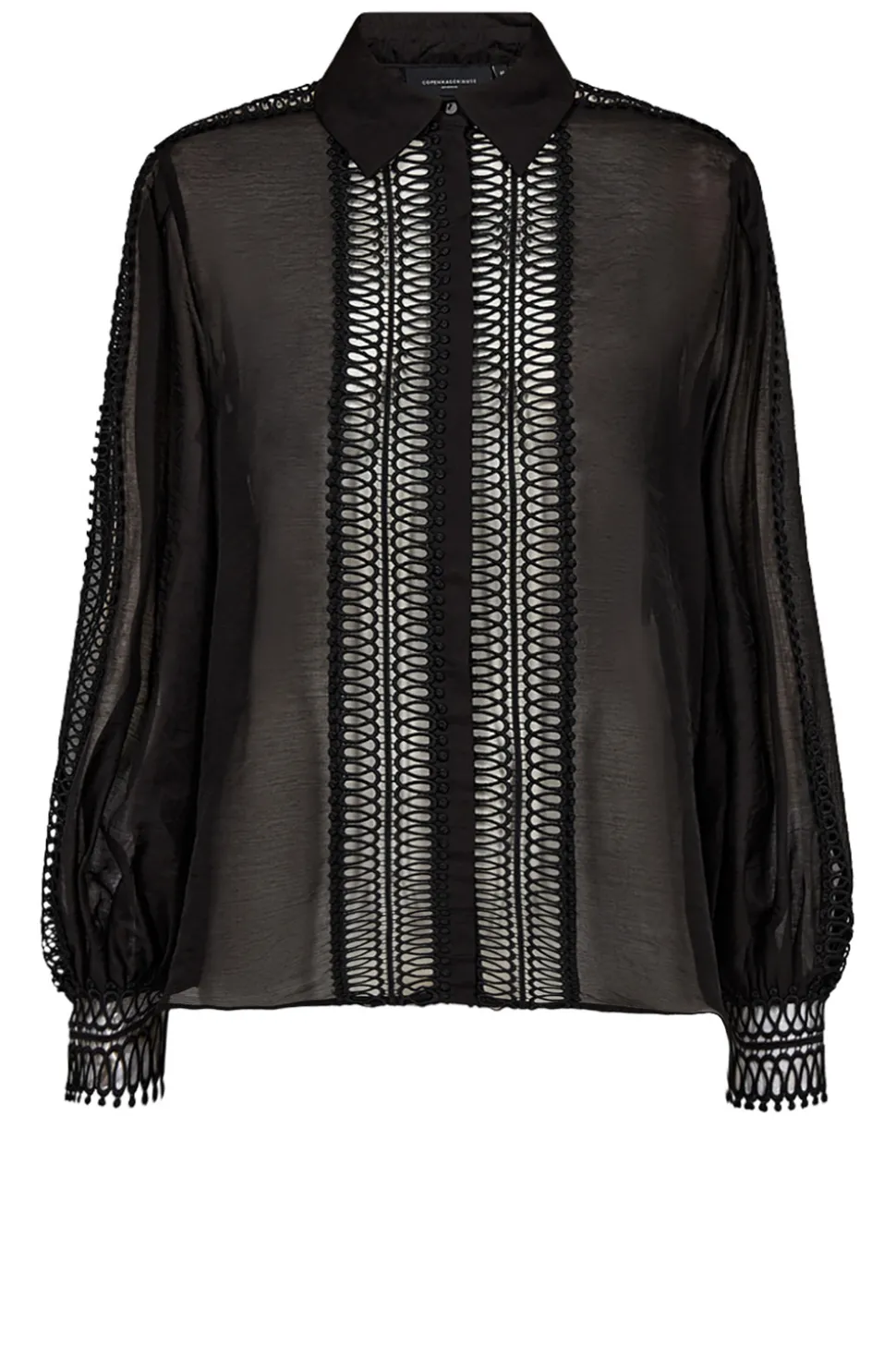 Openwork Blouse Ultra | Black... | Copenhagen Muse | Little Soho
