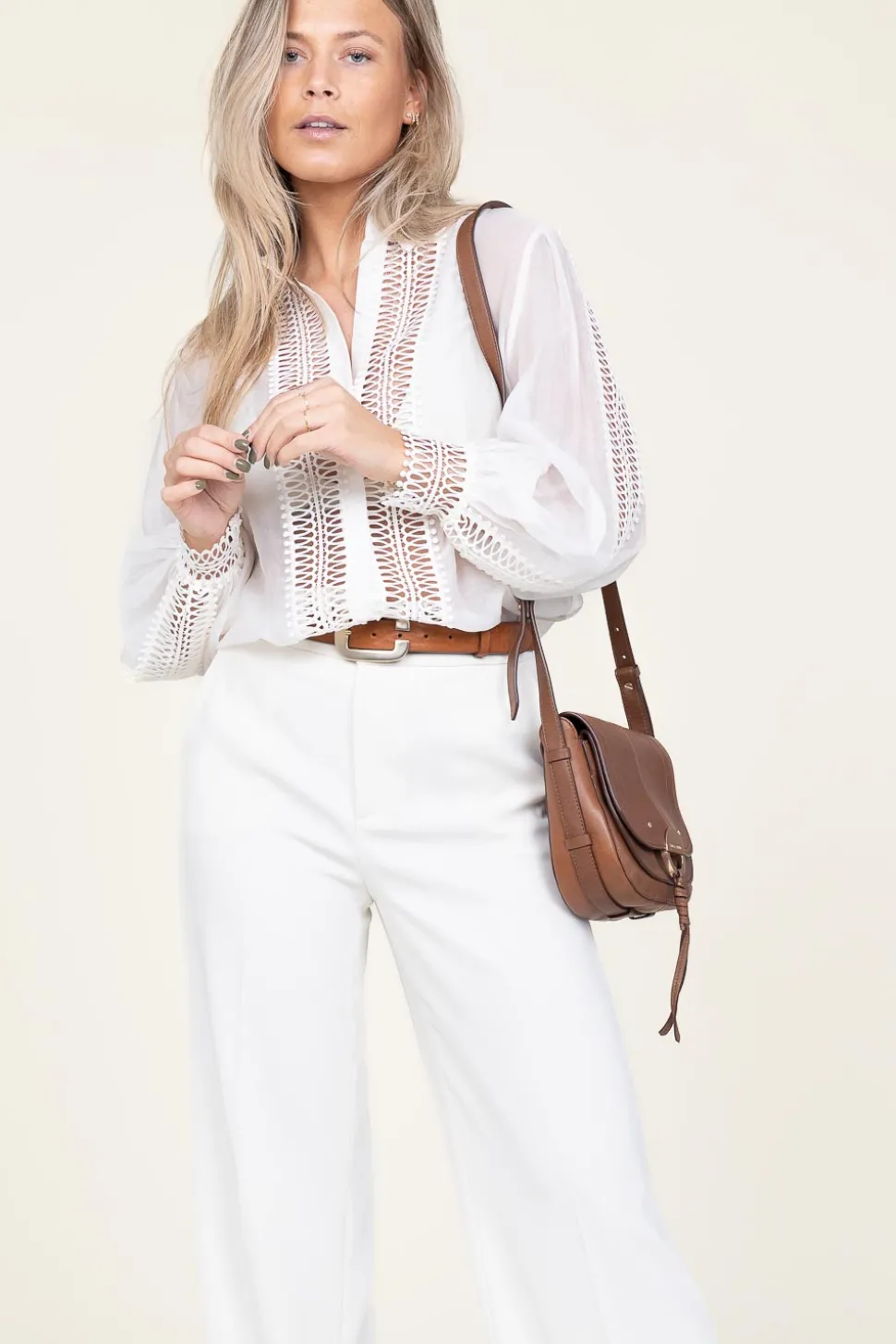 Openwork Blouse Ultra | Natural... | Copenhagen Muse | Little Soho
