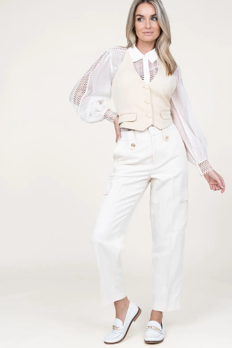 Openwork Blouse Ultra | Natural... | Copenhagen Muse | Little Soho