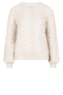 Openwork Cable Sweater Gennia | Natural... | Dante 6 | Little Soho