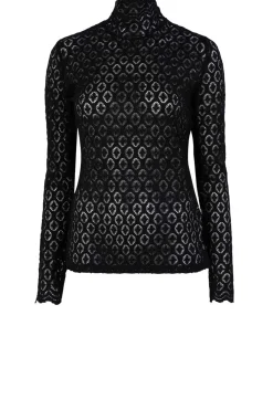 Openwork Jacquard Top Como | Black... | Dante 6 | Little Soho