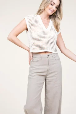 Openwork Spencer Nubia | Natural... | Liu Jo | Little Soho