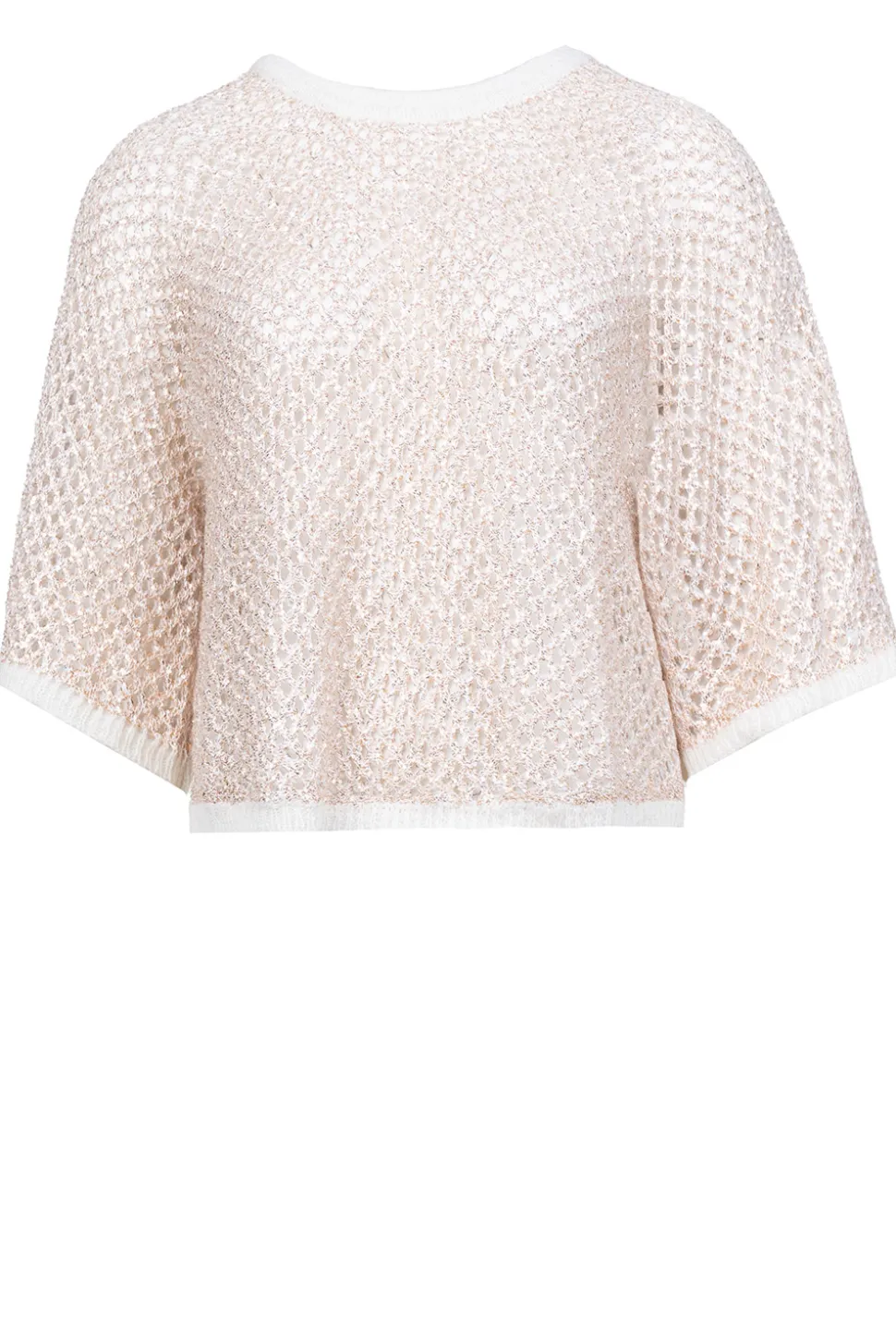 Openwork Top With Lurex Nate | Natural... | Ba&Sh | Little Soho