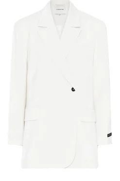 Oversized Boyfriend Blazer Verner | White... | Herskind | Little Soho