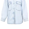 Oversized Denim Blouse Joybird | Blue... | American Vintage | Little Soho