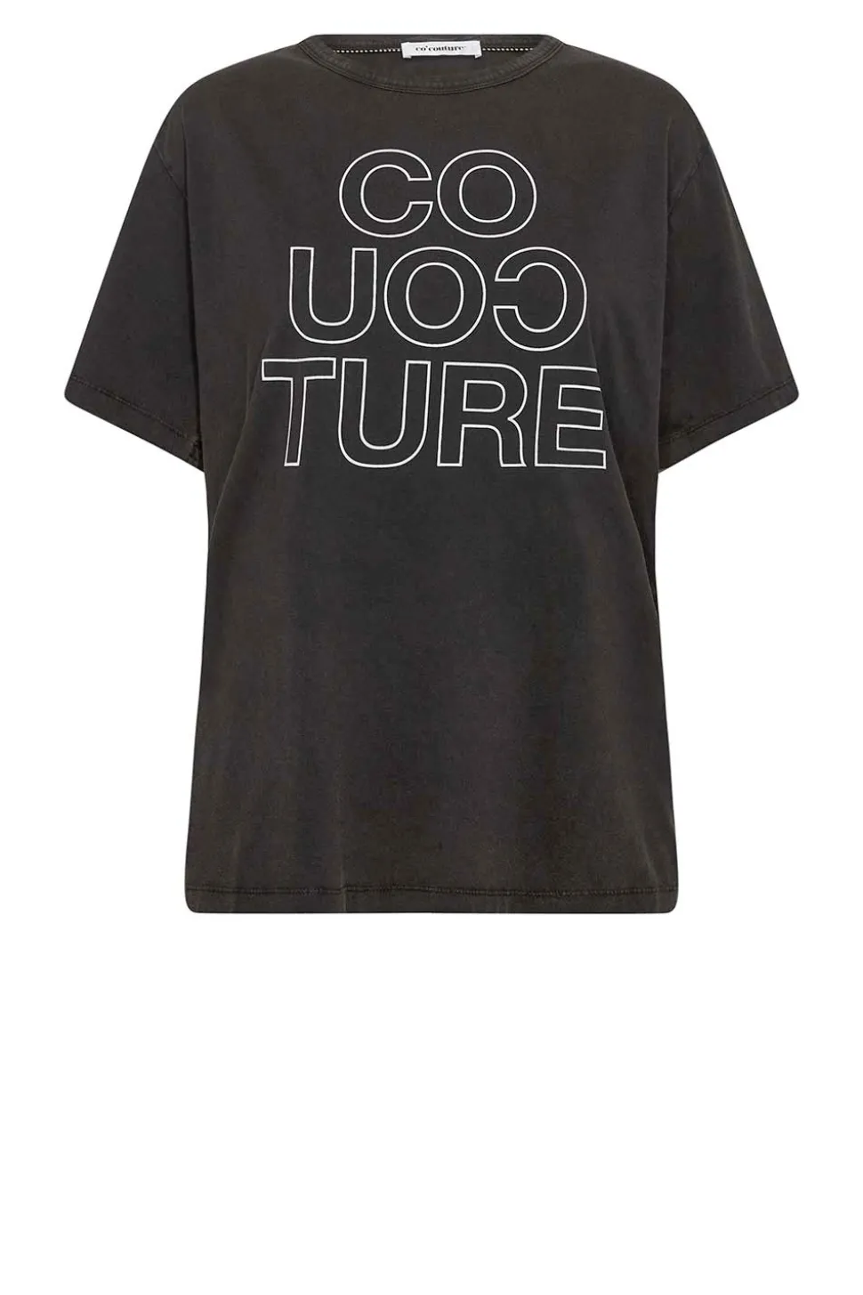 Oversized Logo T-Shirt Outline | Black... | Co'Couture | Little Soho