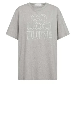 Oversized Logo T-Shirt Outline | Grey... | Co'Couture | Little Soho