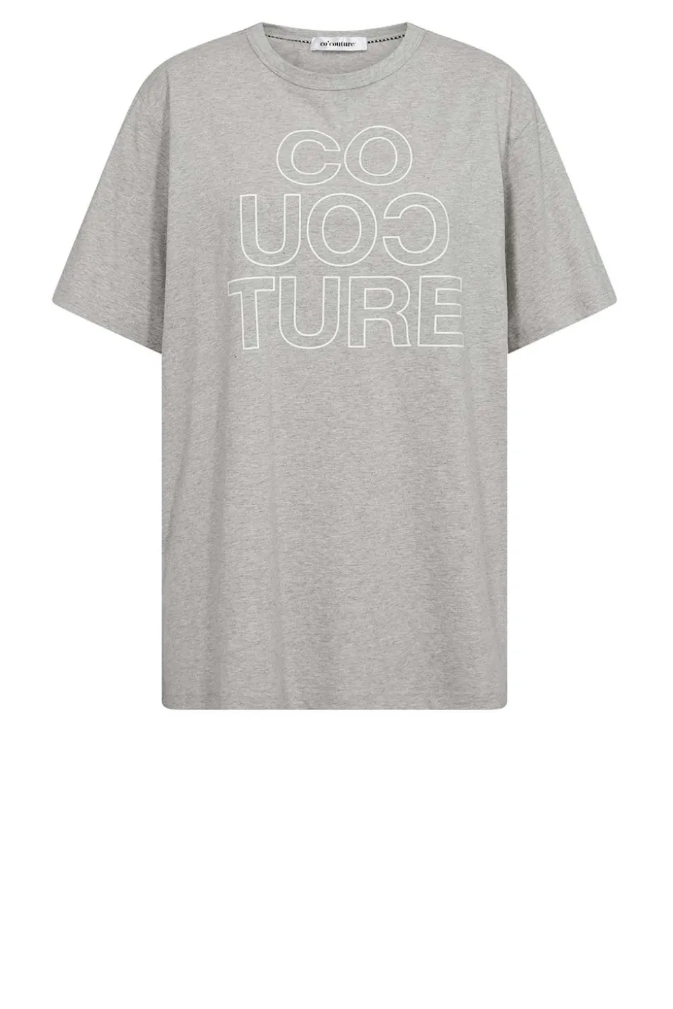 Oversized Logo T-Shirt Outline | Grey... | Co'Couture | Little Soho