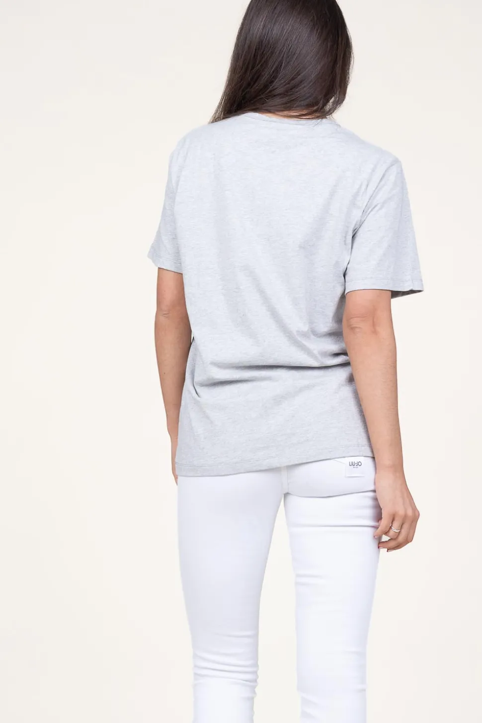 Oversized Logo T-Shirt Outline | Grey... | Co'Couture | Little Soho