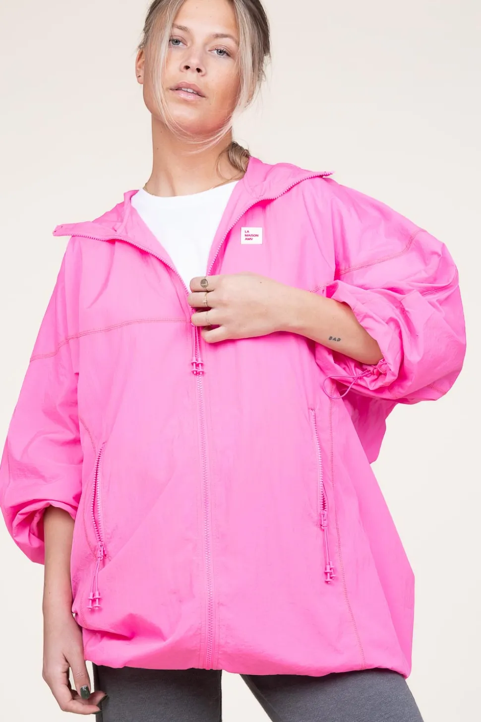 Oversized Raincoat Ikino | Pink... | American Vintage | Little Soho