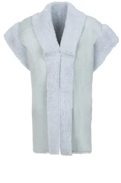 Oversized Reversible Lammy Waistcoat Cheryl | Green... | Alter Ego | Little Soho