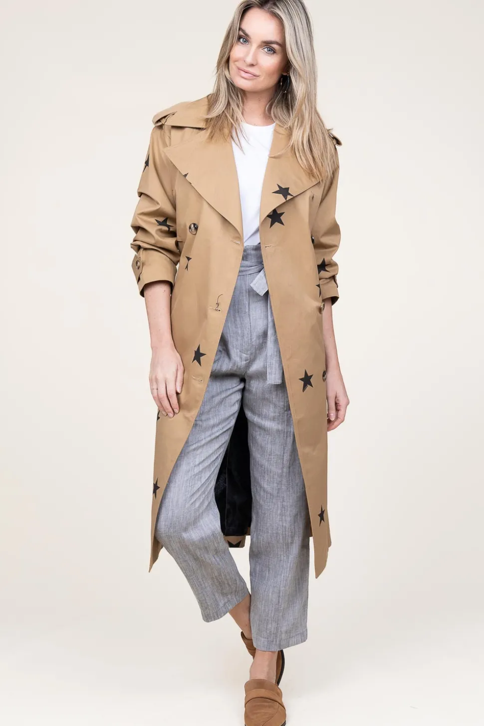 Oversized Trenchcoat Mathilda | Camel... | Berenice | Little Soho