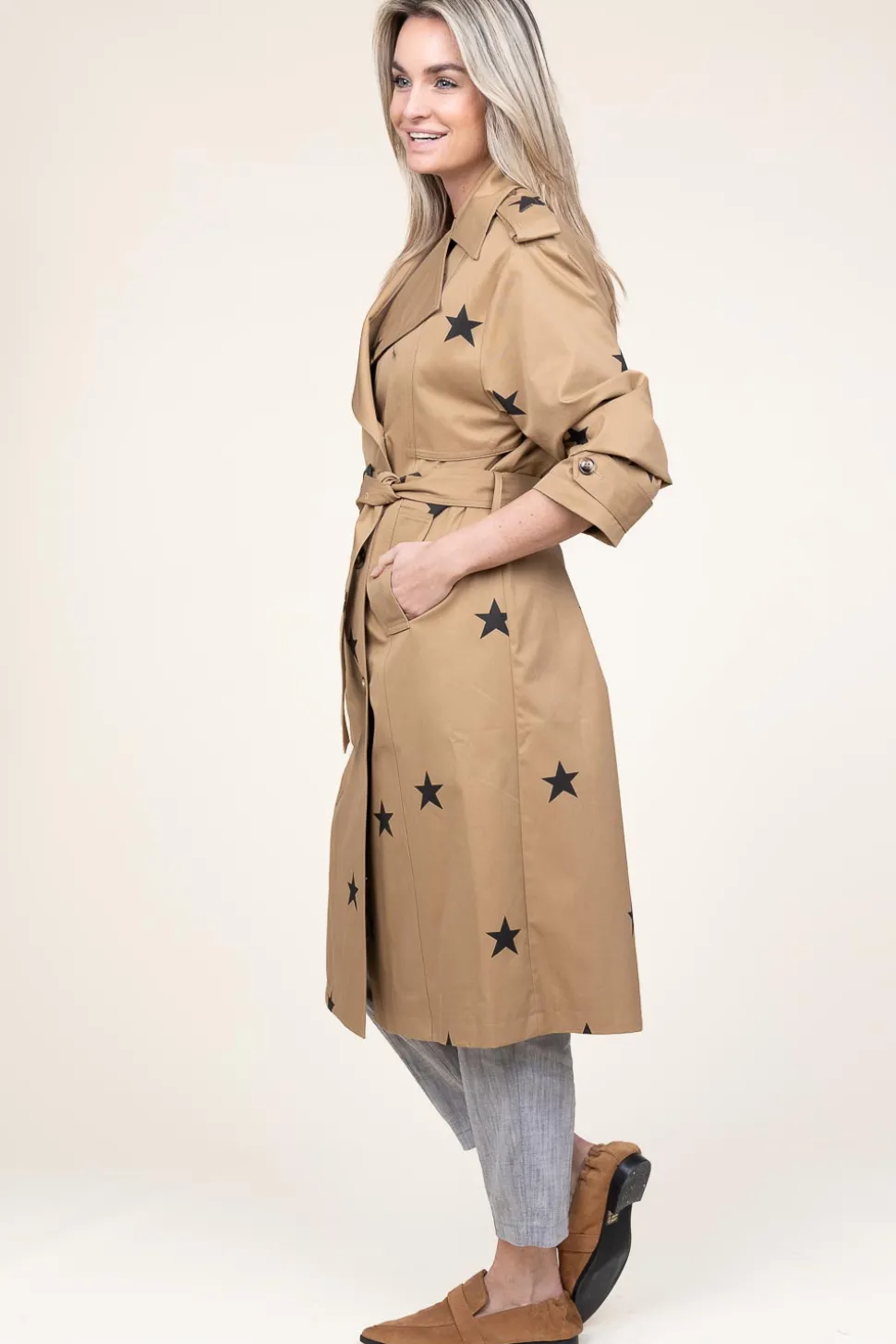 Oversized Trenchcoat Mathilda | Camel... | Berenice | Little Soho