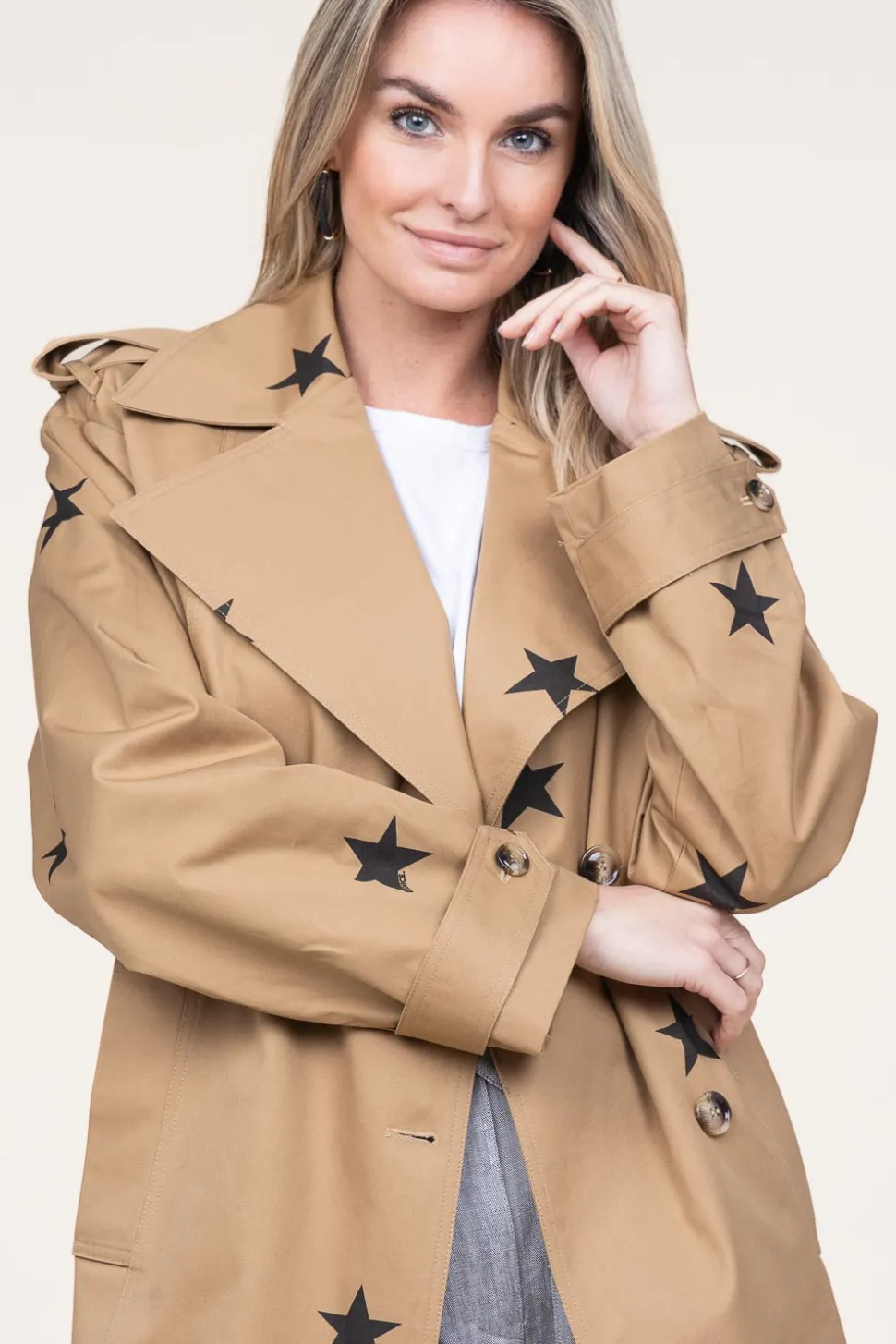 Oversized Trenchcoat Mathilda | Camel... | Berenice | Little Soho