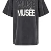 Oversized T-Shirt With Logo Muse | Black... | Copenhagen Muse | Little Soho